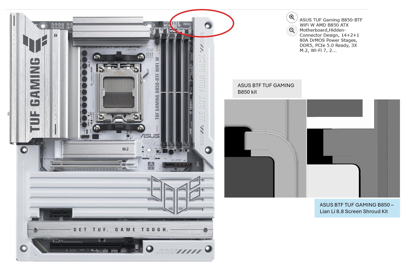 Lian Li O11 Vision Compact Grommet Shroud